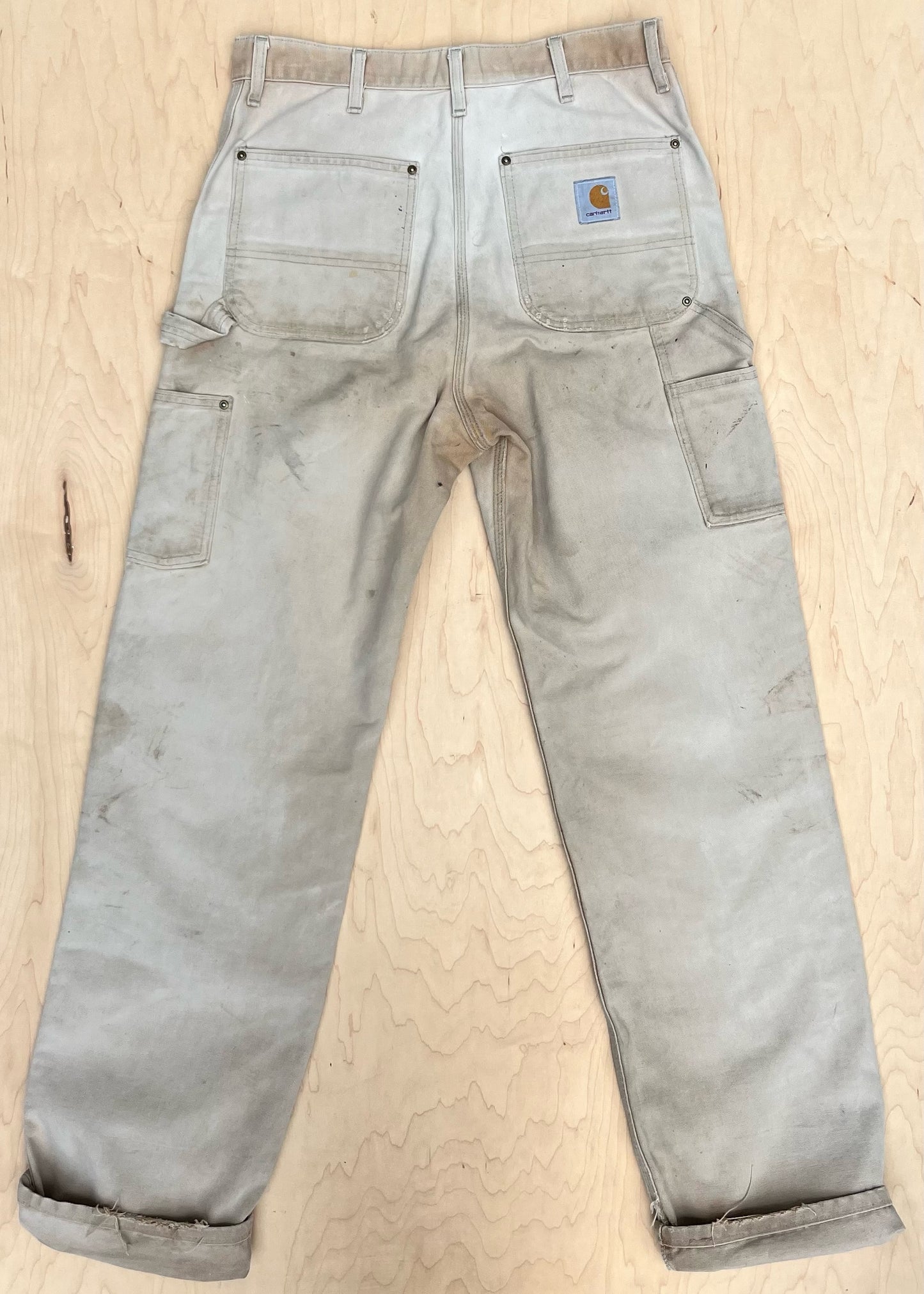 KHAKI CARHARTT PAINTERS WORKWEAR PANTS
