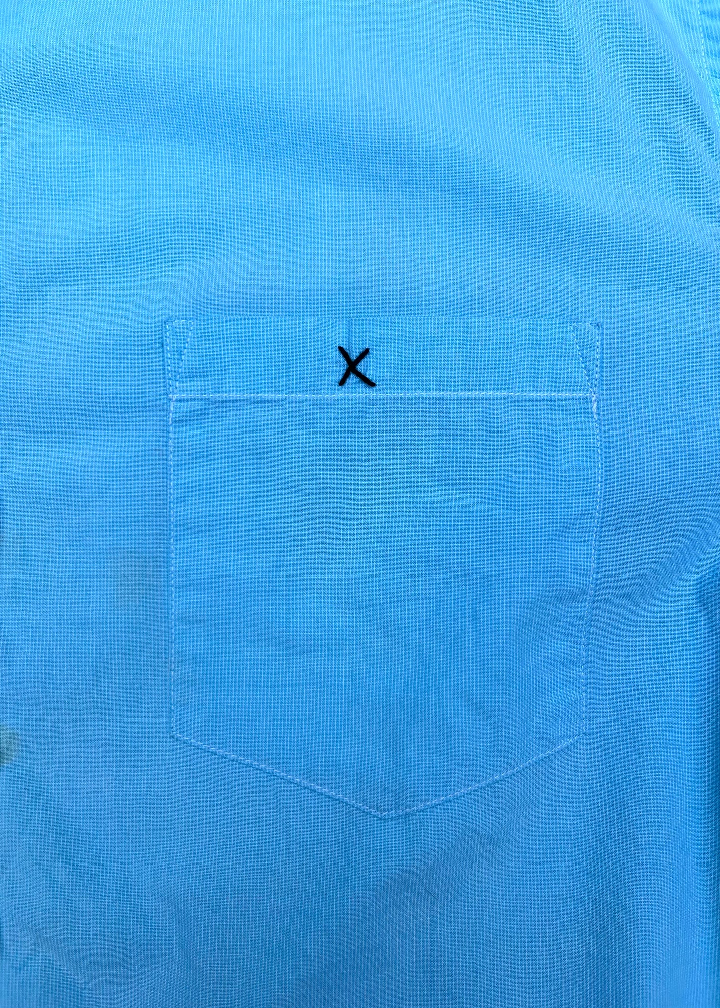 BABY BLUE STRIPED BUTTONDOWN