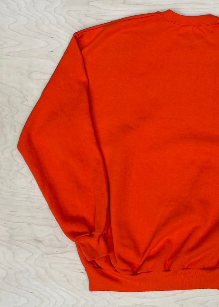 ORANGE PULLOVER SWEATSHIRT