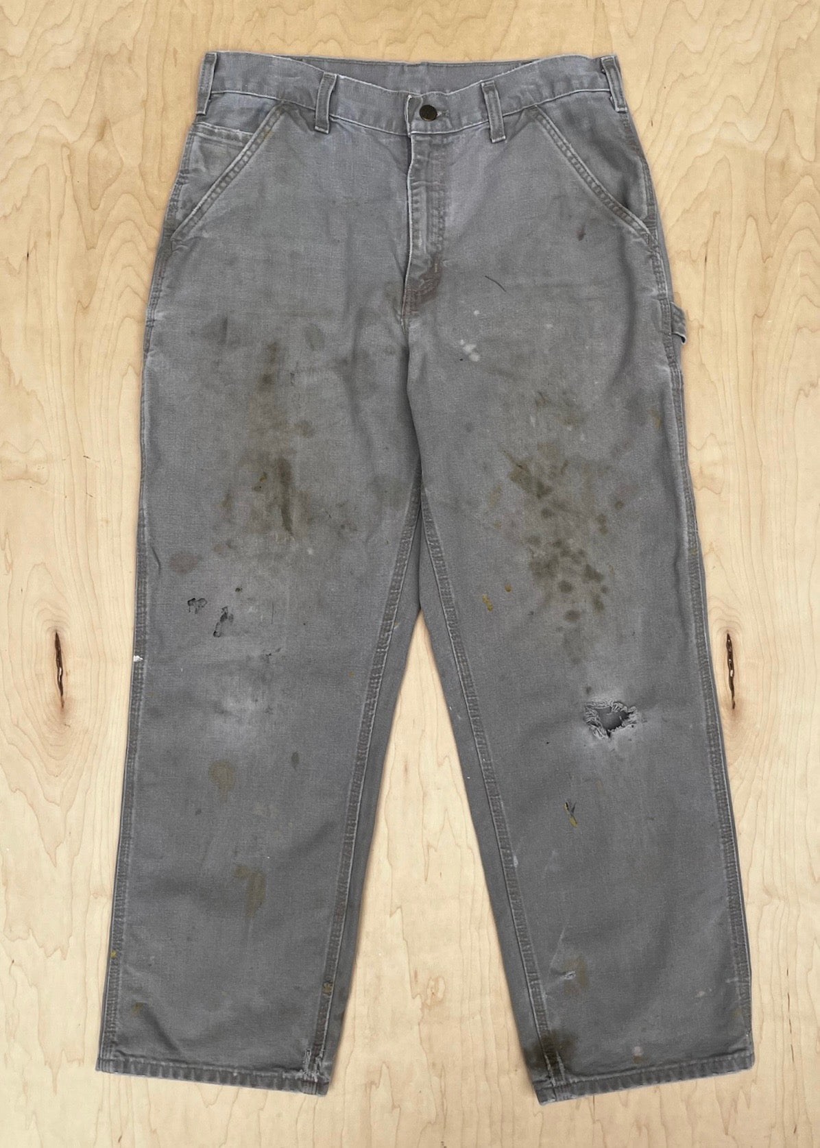GREY CARHARTT WORKWEAR PANTS