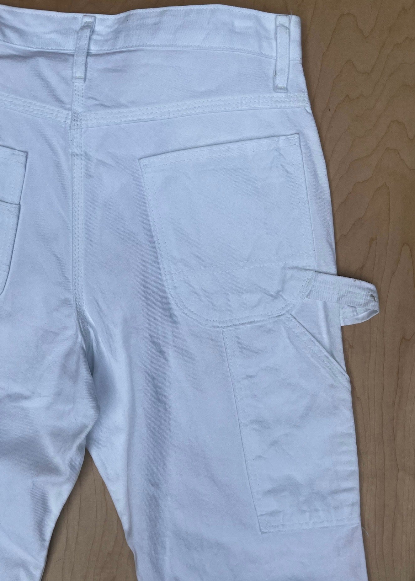 WHITE DICKIES WORKWEAR PANTS
