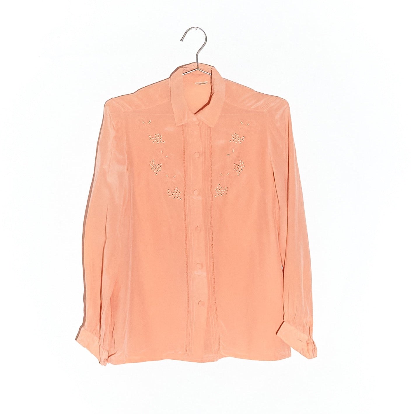 Salmon Pink Button Up Shirt