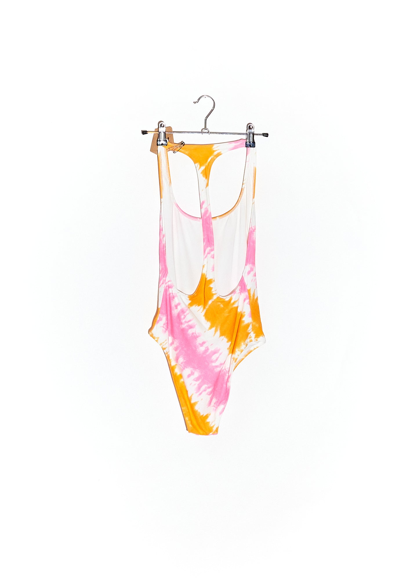 Pink/Yellow Tie Dyed Swimsuit