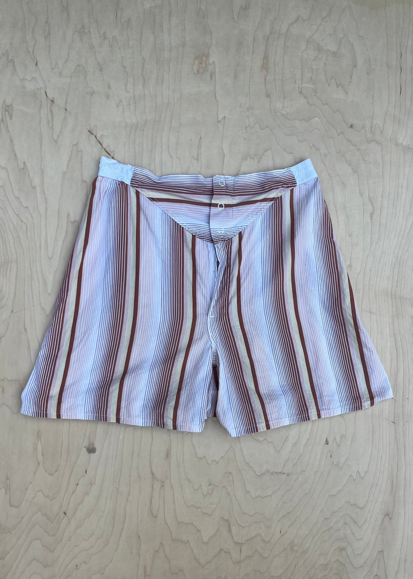VINTAGE HIGH-WAISTED BOXER SHORTS