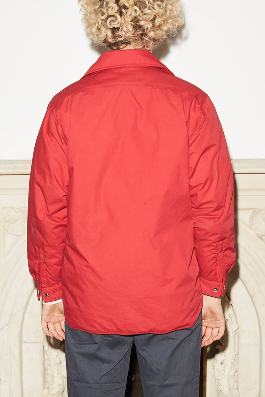 LL Bean Red Quilted Jacket