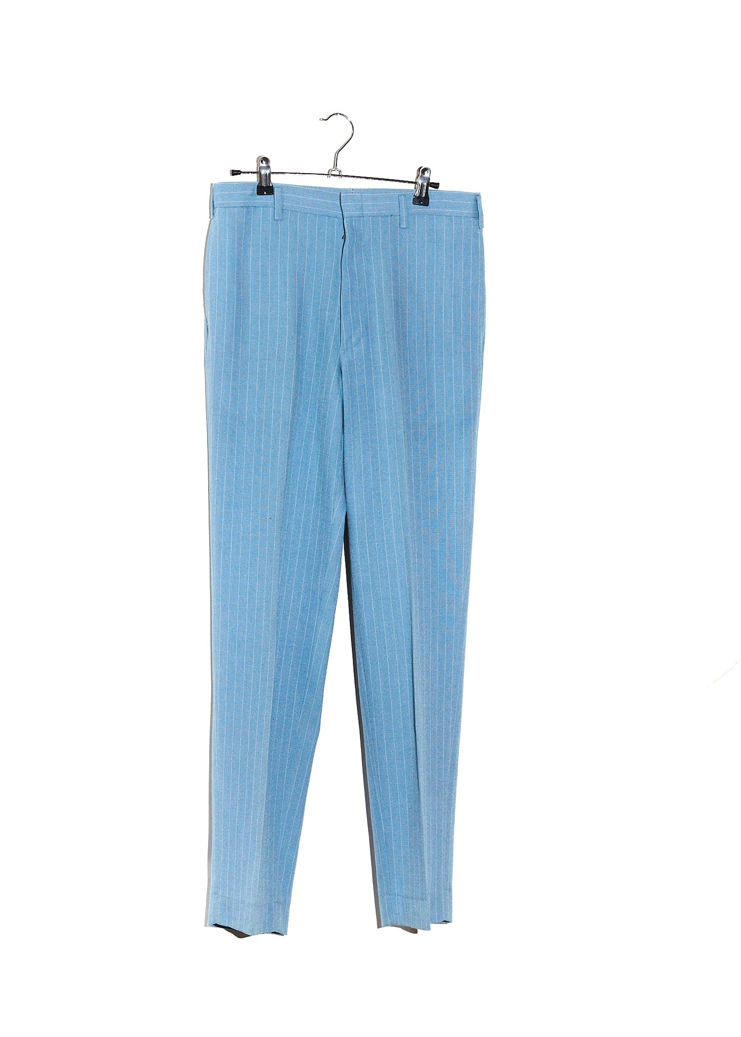 Light Blue Striped Pants
