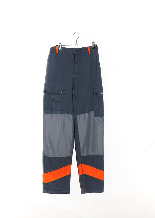 Wartsila Grey/Orange Worker Pants