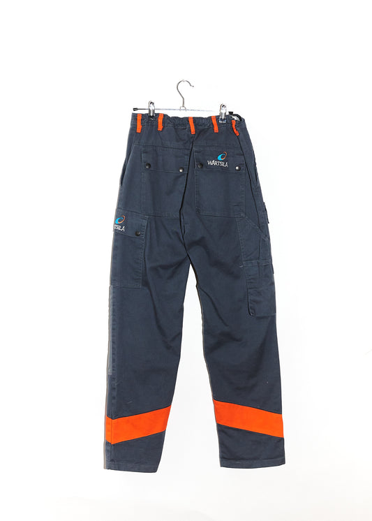 Wartsila Grey/Orange Worker Pants