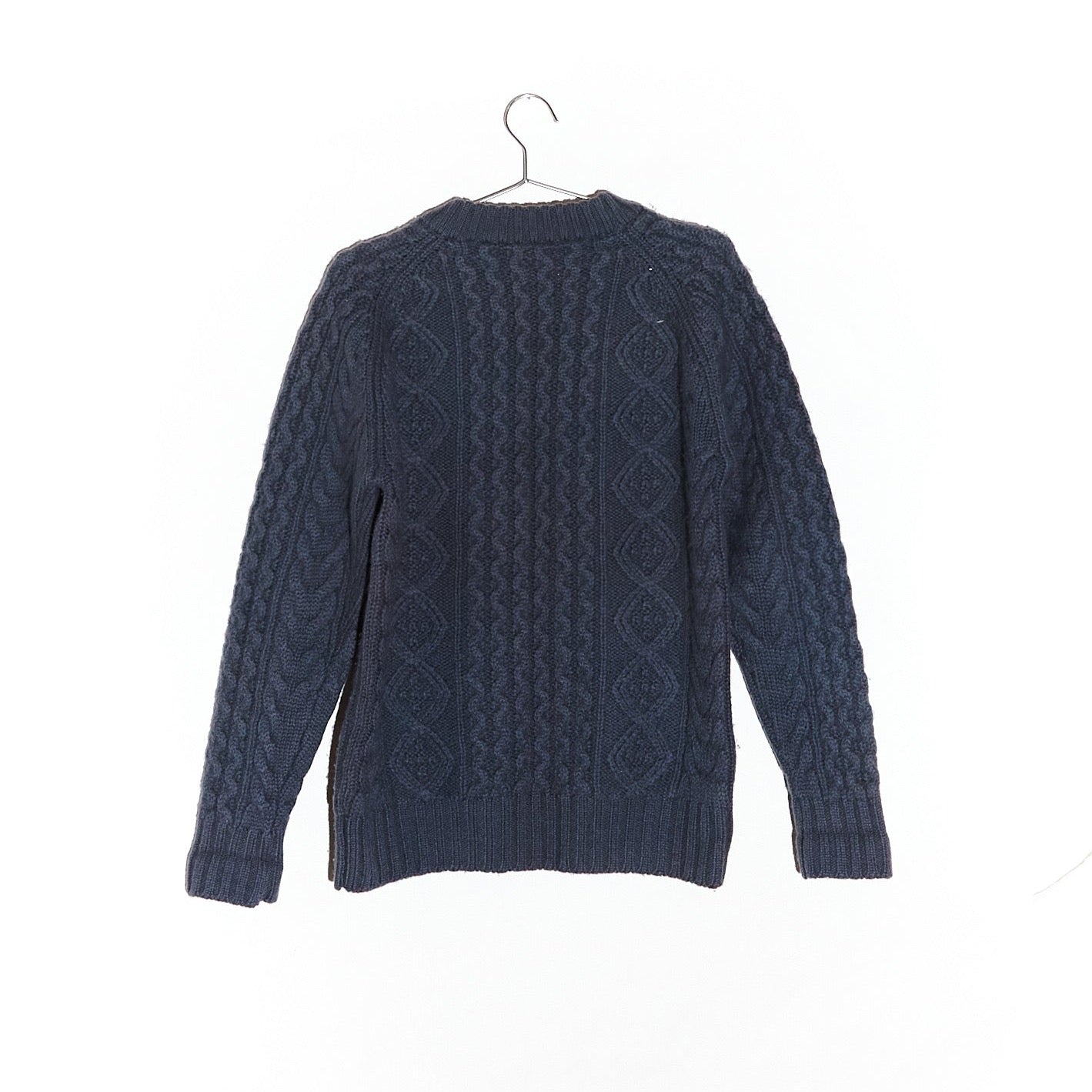 Grey Wool Pullover Sweater