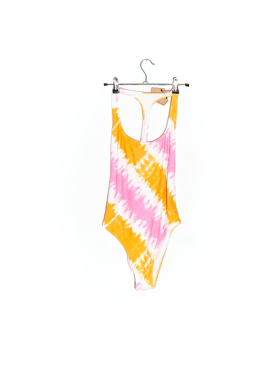 Pink/Yellow Tie Dyed Swimsuit