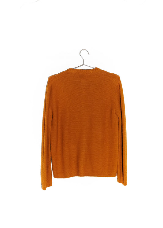 Rust Cardigan Sweater
