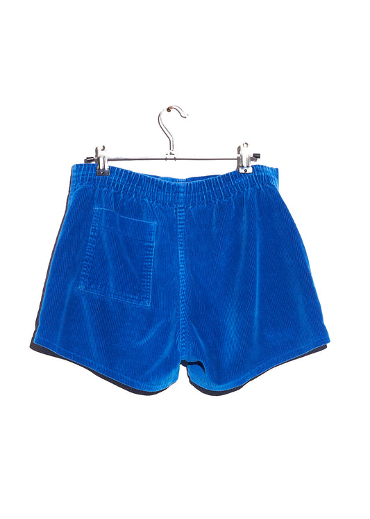 Blue Corduroy Shorts