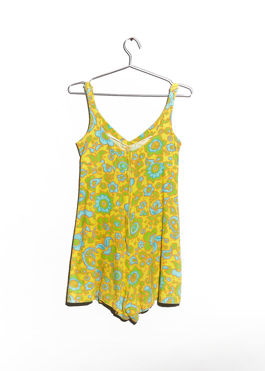 Floral Yellow Playsuit