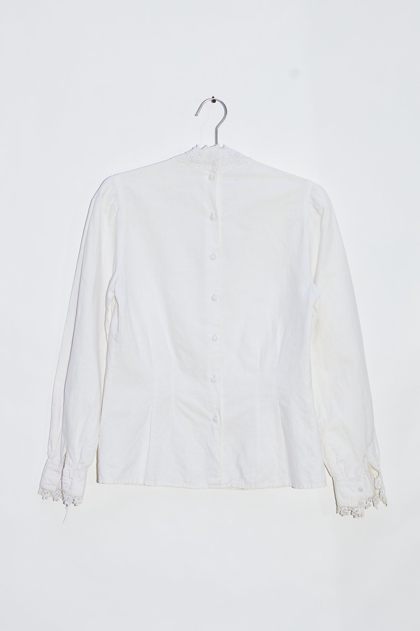 White "Victorian" Lace Blouse