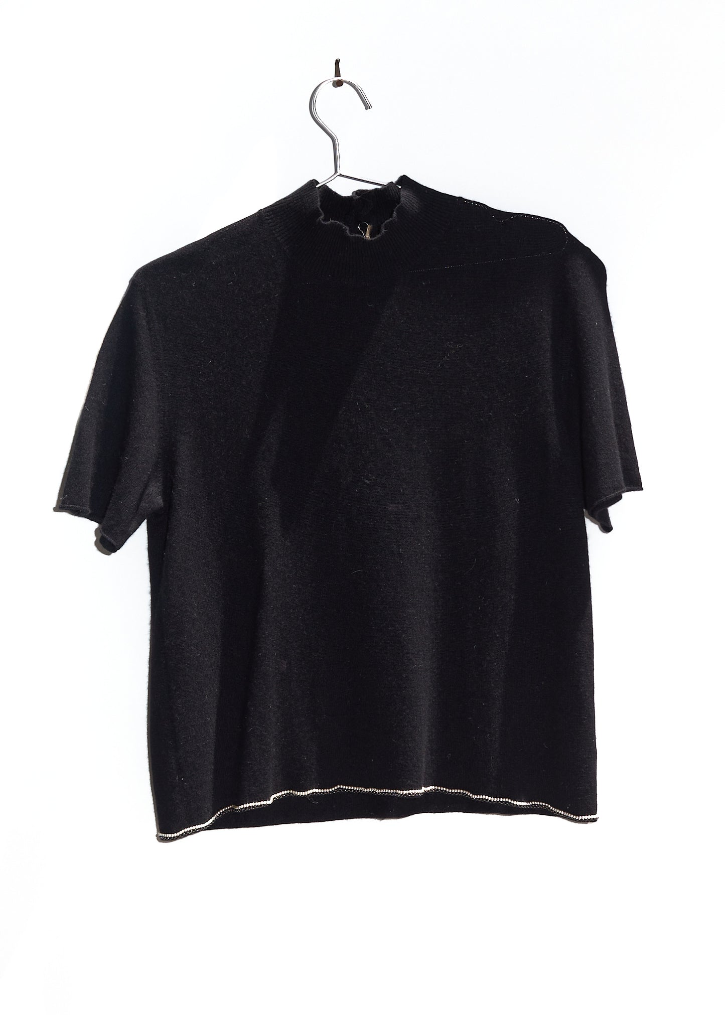Chanel Cashmere Short Sleeve Sweater