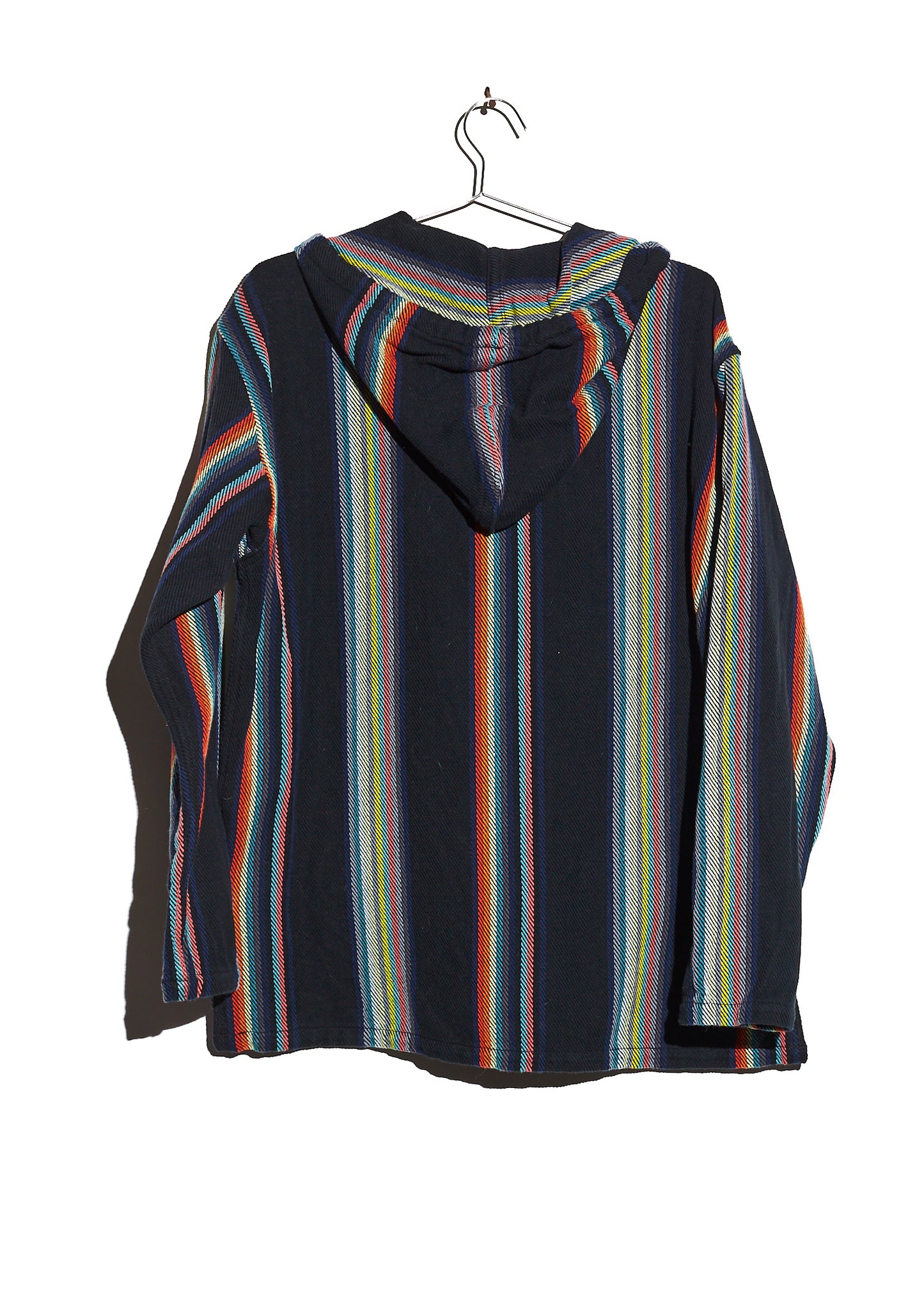 Multi-Colored Striped Hoodie